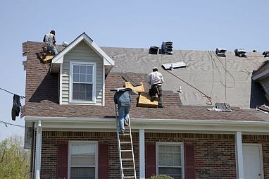 three of our pros working on a Folsom roofing job